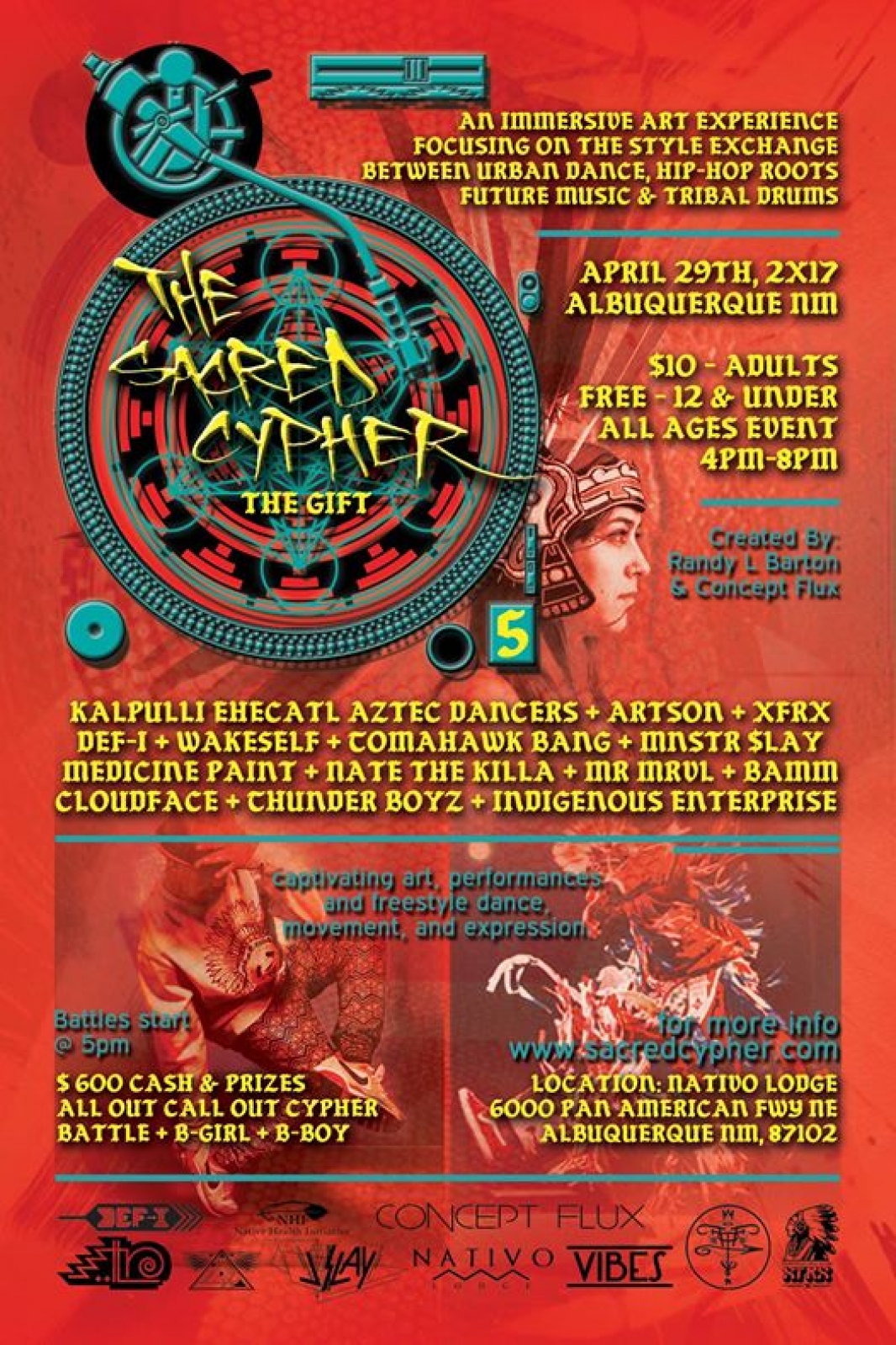 Sacred Cypher 2017 poster