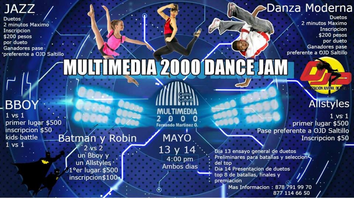 Multimedia 2000 Dance Jam 2017 poster