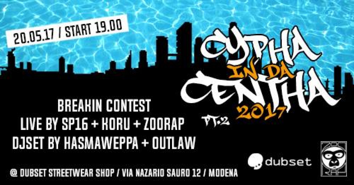 Cypha In Da Centha 2017 poster