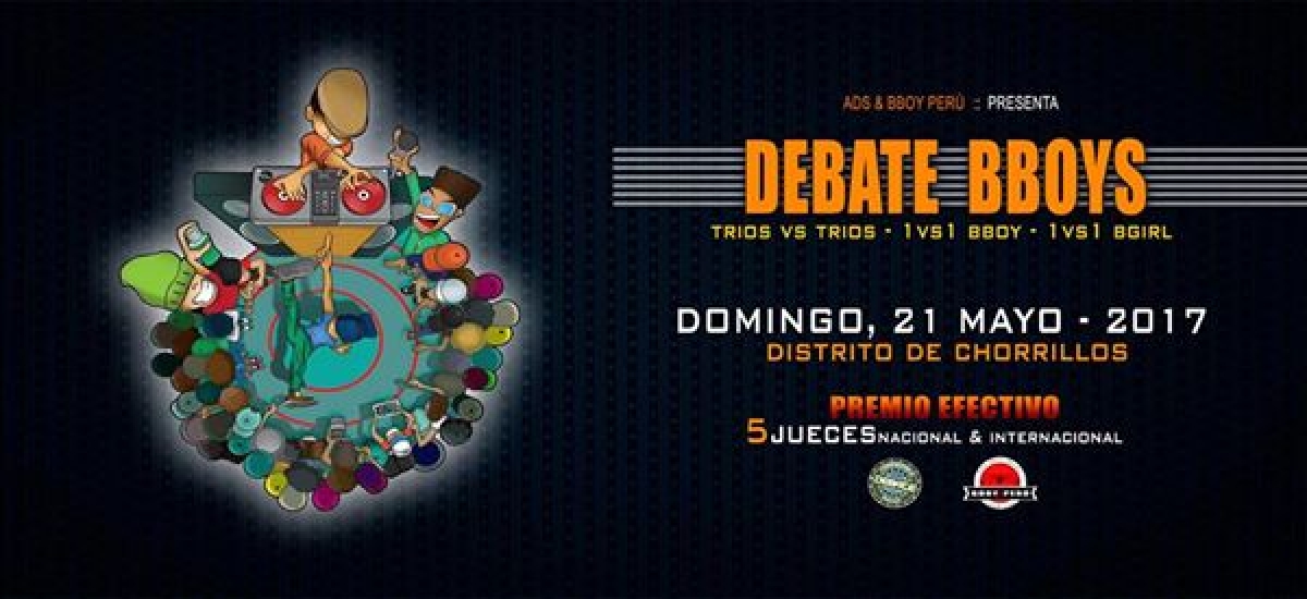 Debate Bboys 2017 poster
