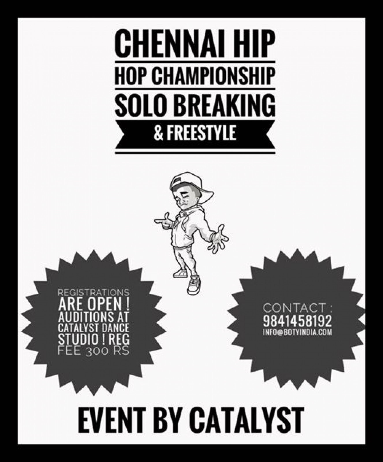 Chennai Hip Hop Championship 2017 poster