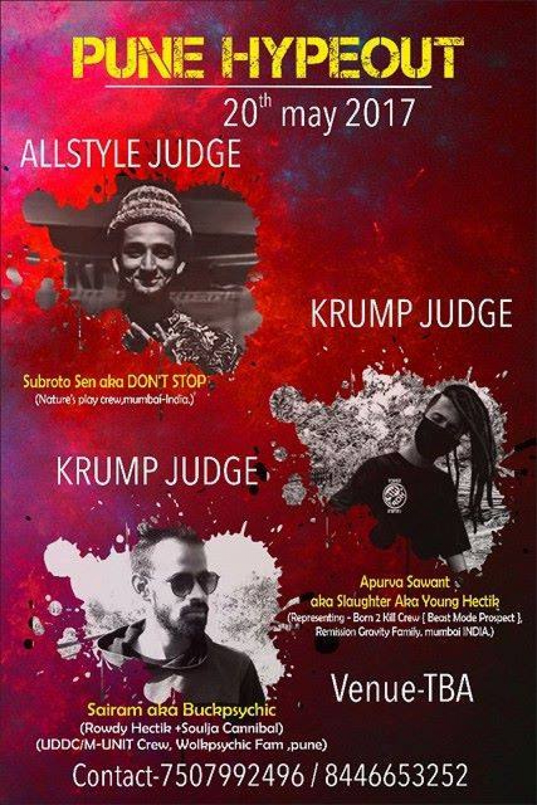 PUNE Hypeout 2017 poster