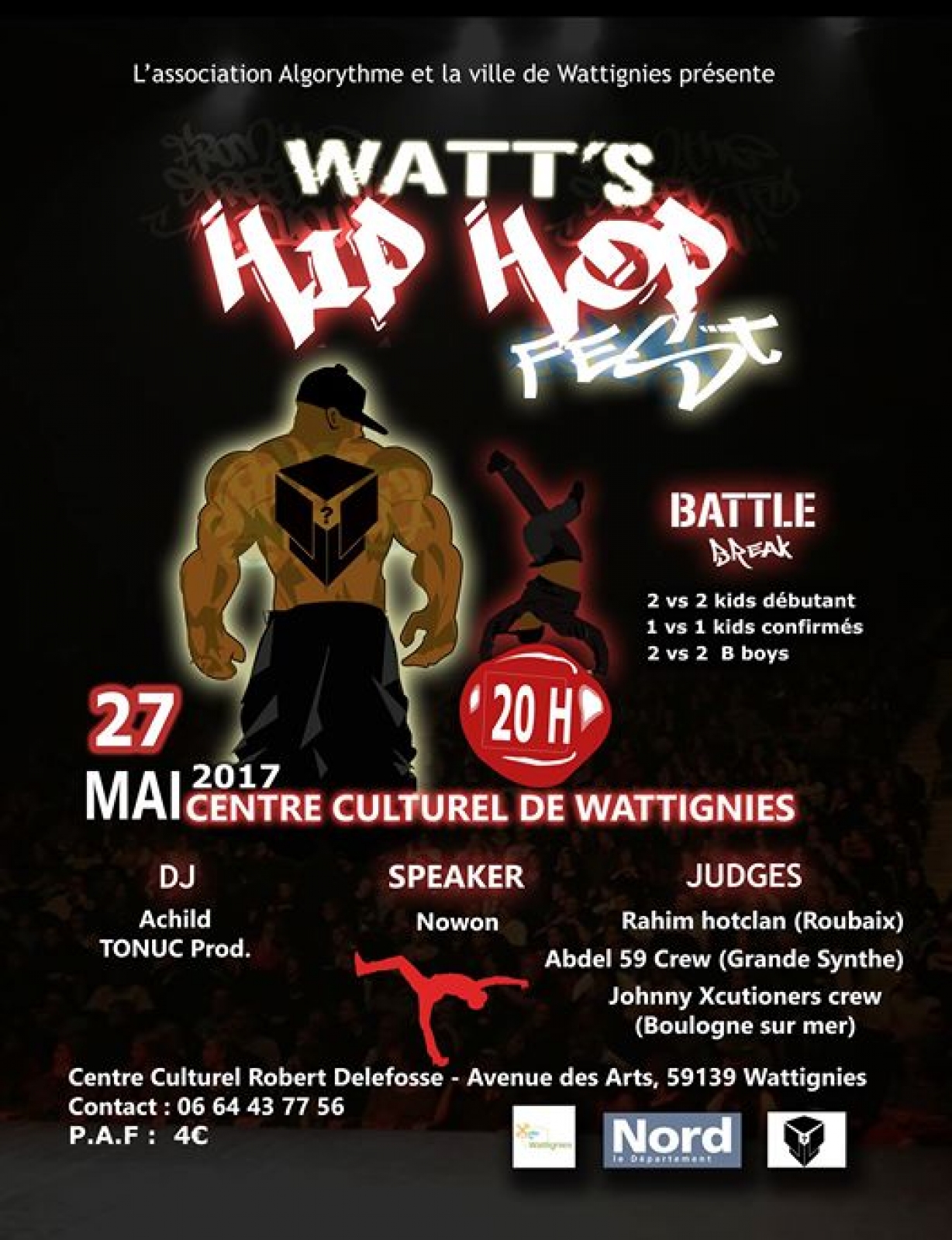 Watt's Hip Hop Fest Battle 2017 poster