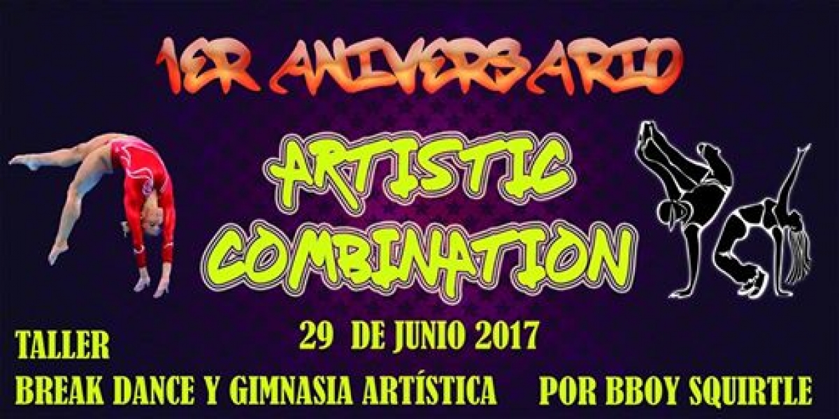 1er Aniversario Artistic Combination 2017 poster