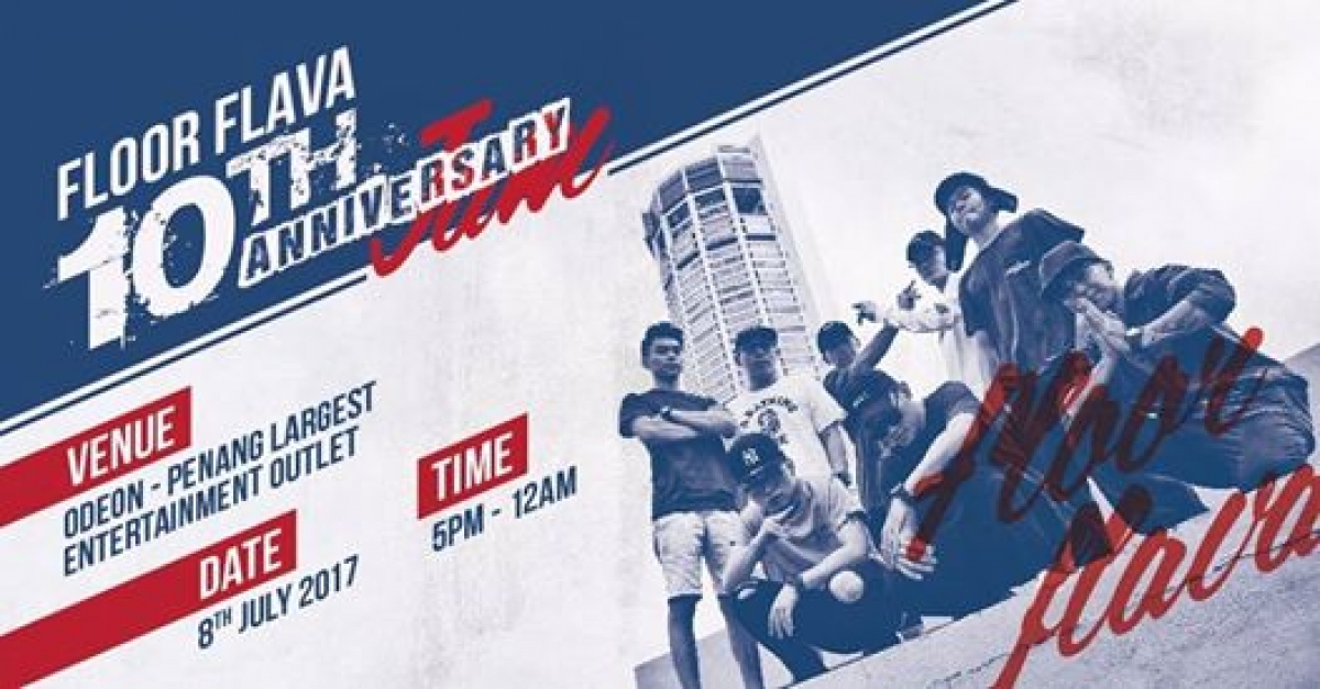 FloorFlava 10th Anniversary Party 2017 poster