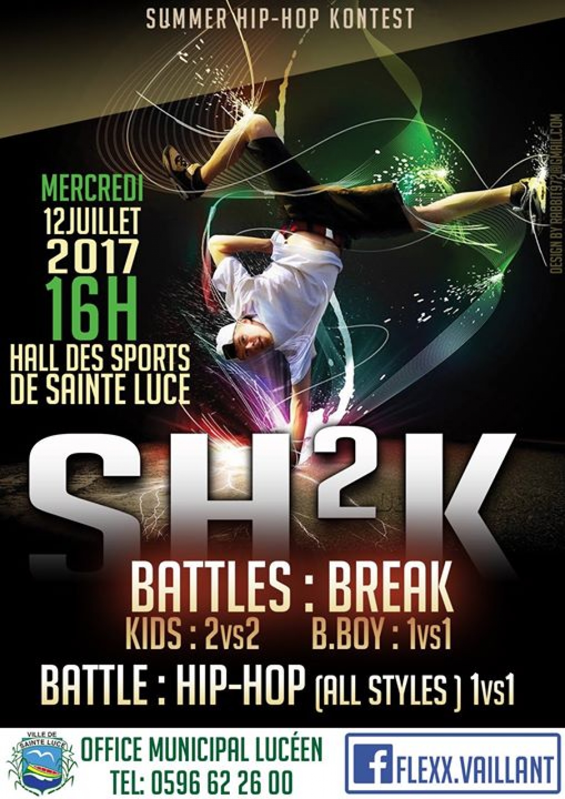 SH2K (Summer Hip Hop Kontest) 2017 poster