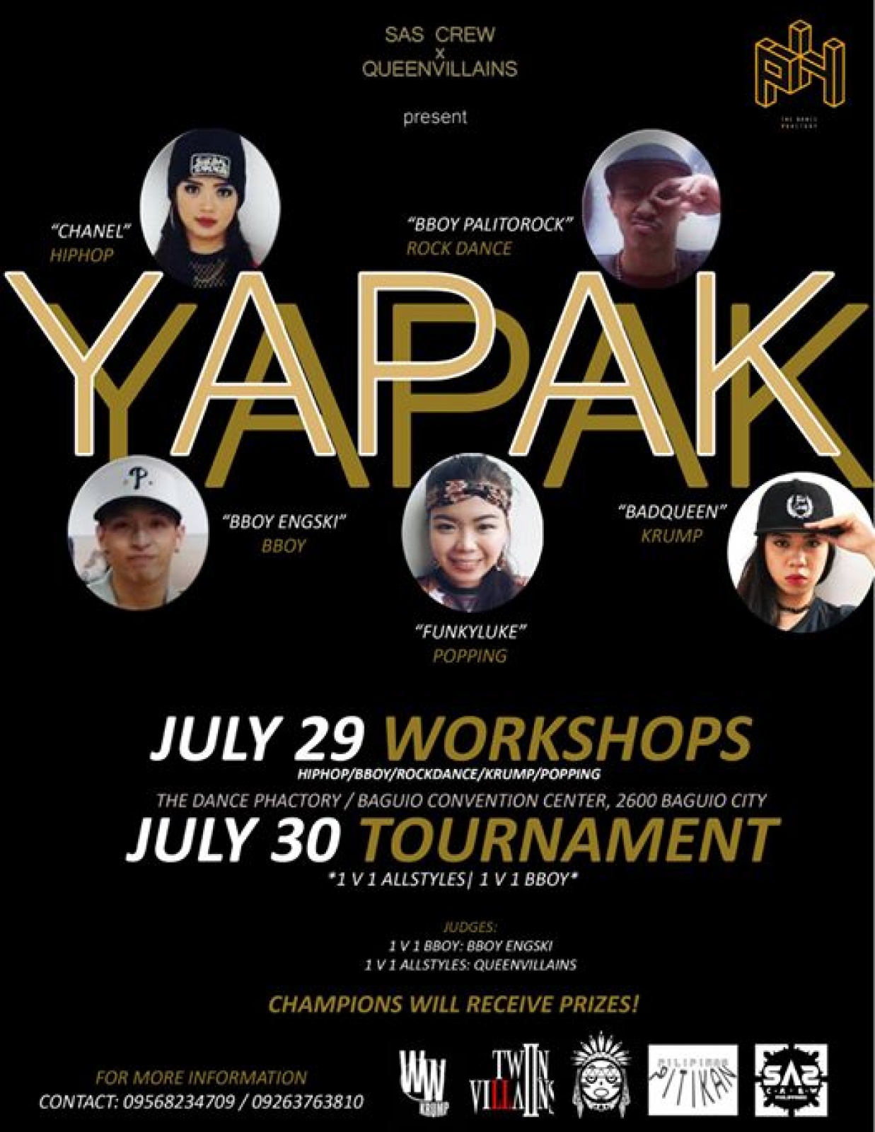 Yapak Workshops and Battles 2017 poster
