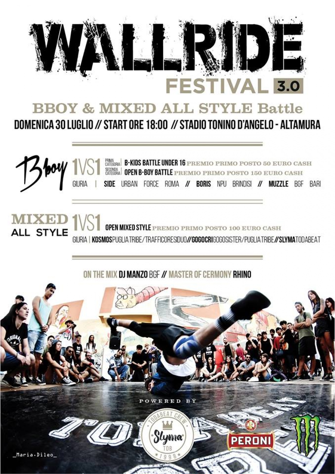 Wallride Bboy & Mixed Aall Style Battle 2017 poster