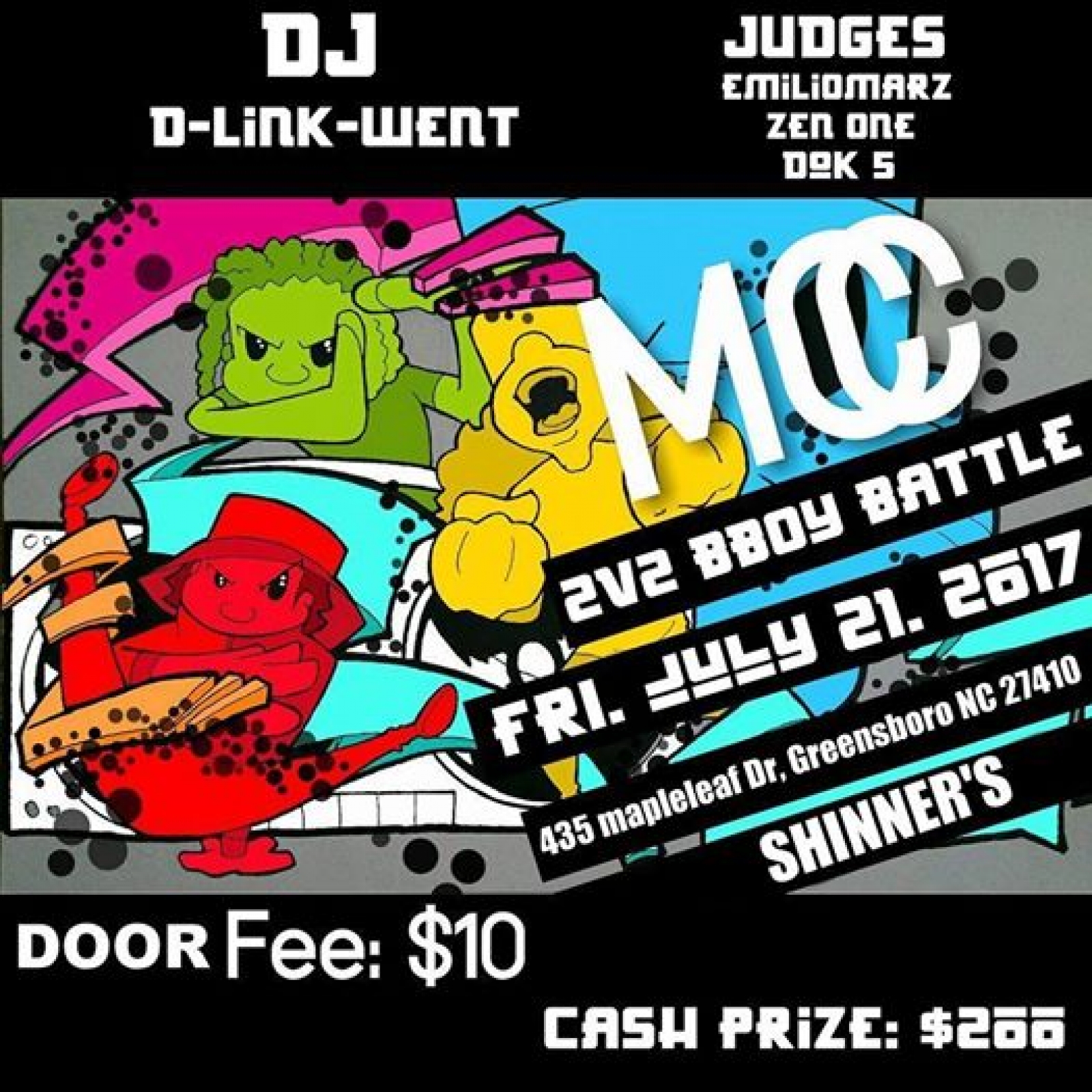 MCC BBoy Battle 2017 poster