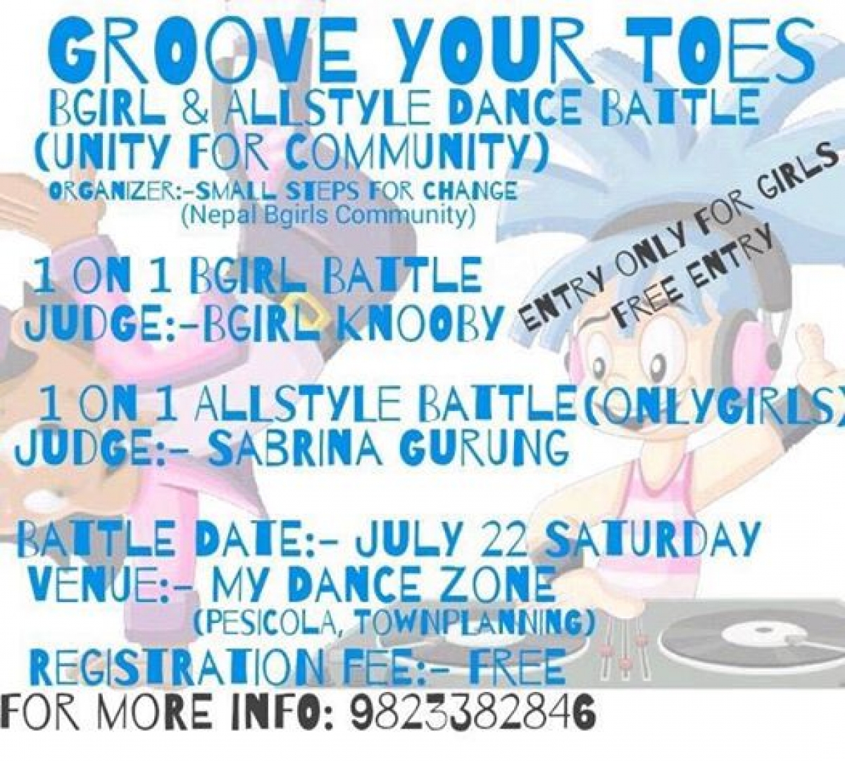 Grove Your Toe Battle 2017 poster