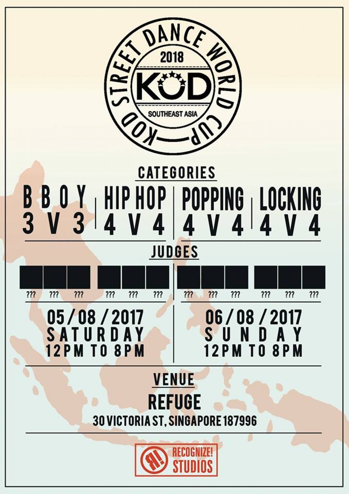 Kod S.E.A Street Dance Cup 2017 poster