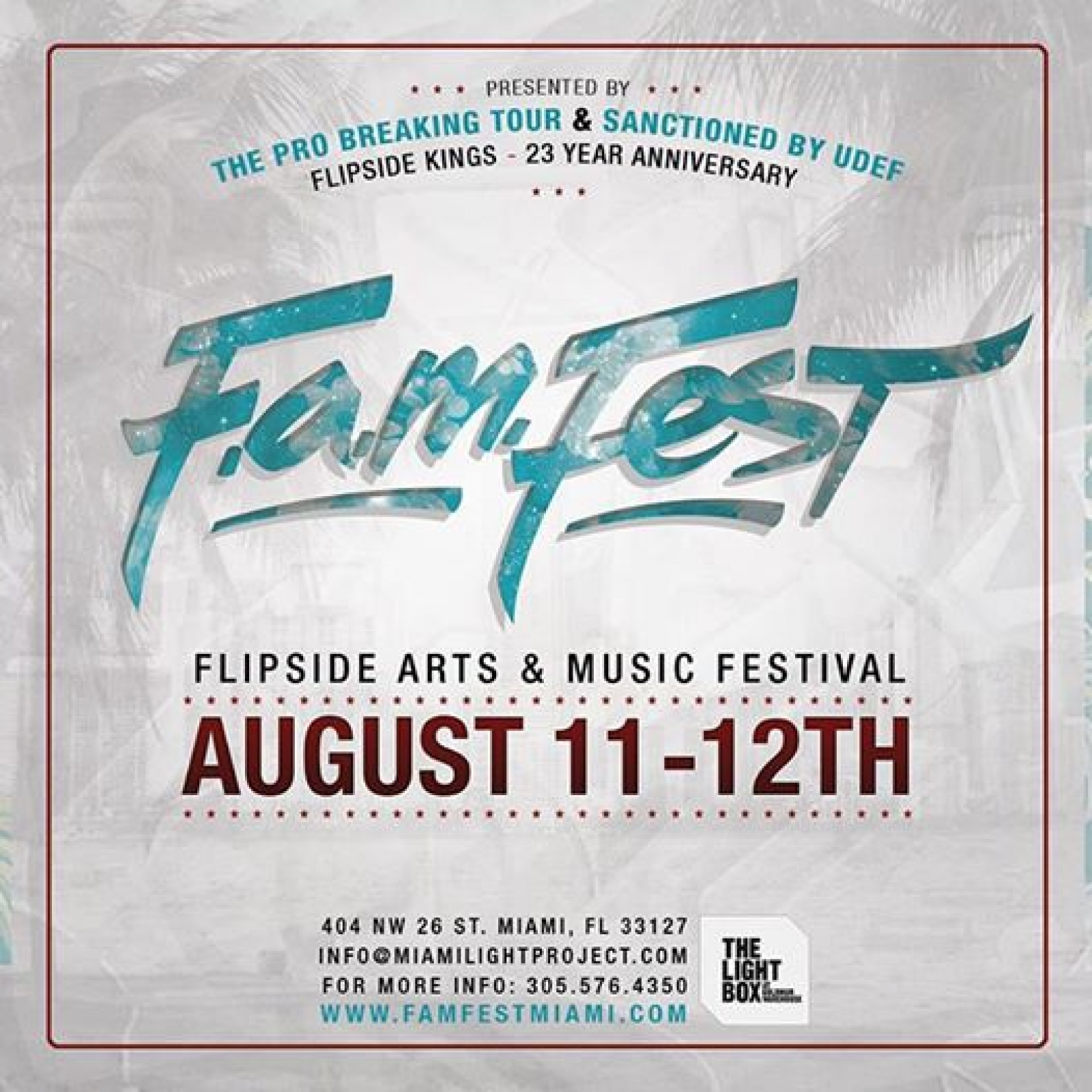 F.A.M. Fest 2017 poster