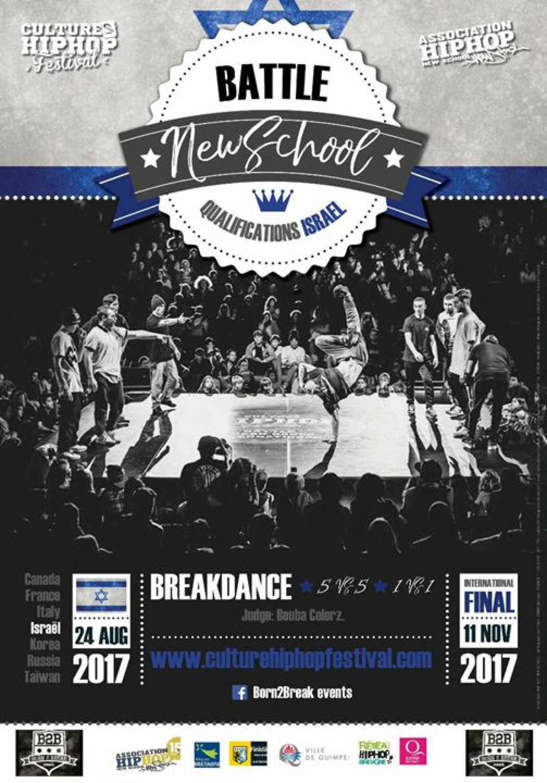 Battle Hip Hop New School 2017 poster