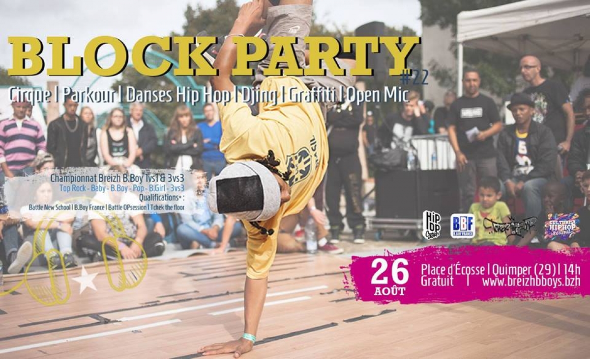 Block Party 23 + Championnat Breizh Bboys 2017 poster
