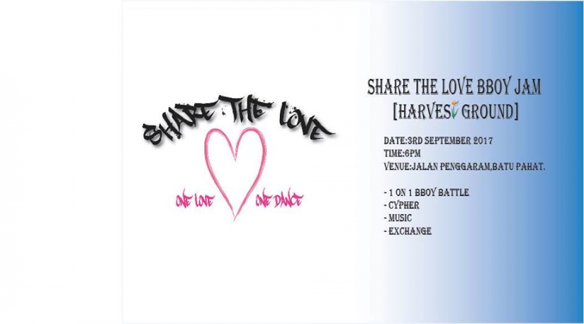 Share The Love Bboy Jam 2017 poster