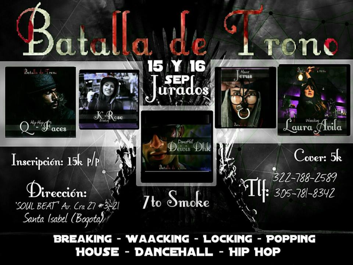 Batalla De Trono 2017 poster
