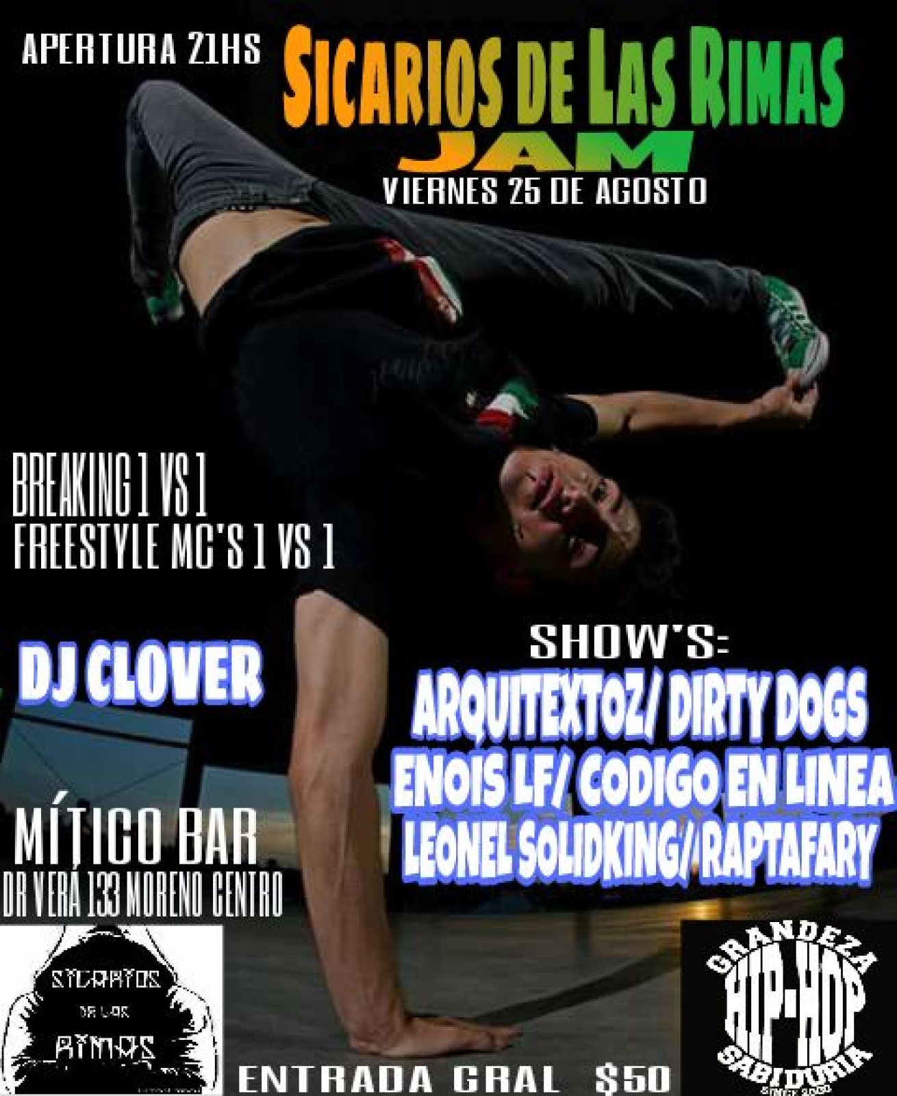 Sicarios De Las Rimas Jam 2017 poster