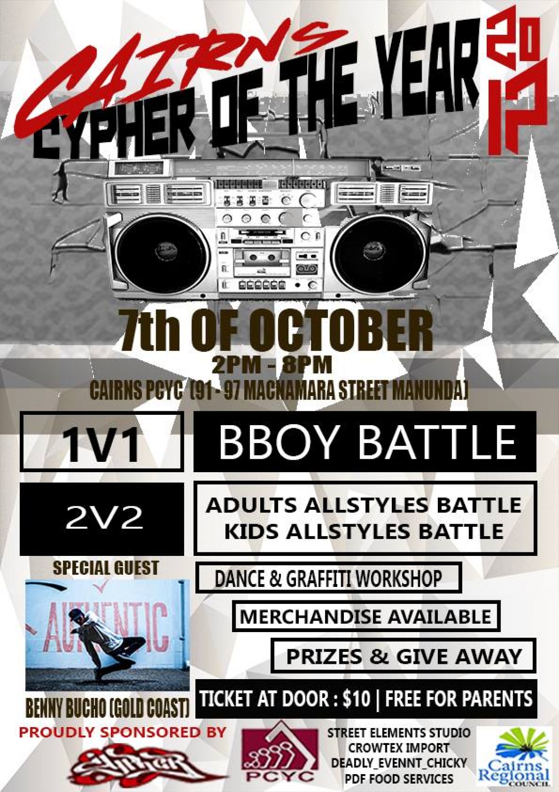 Cairns Cypher Of The Year 2017 poster