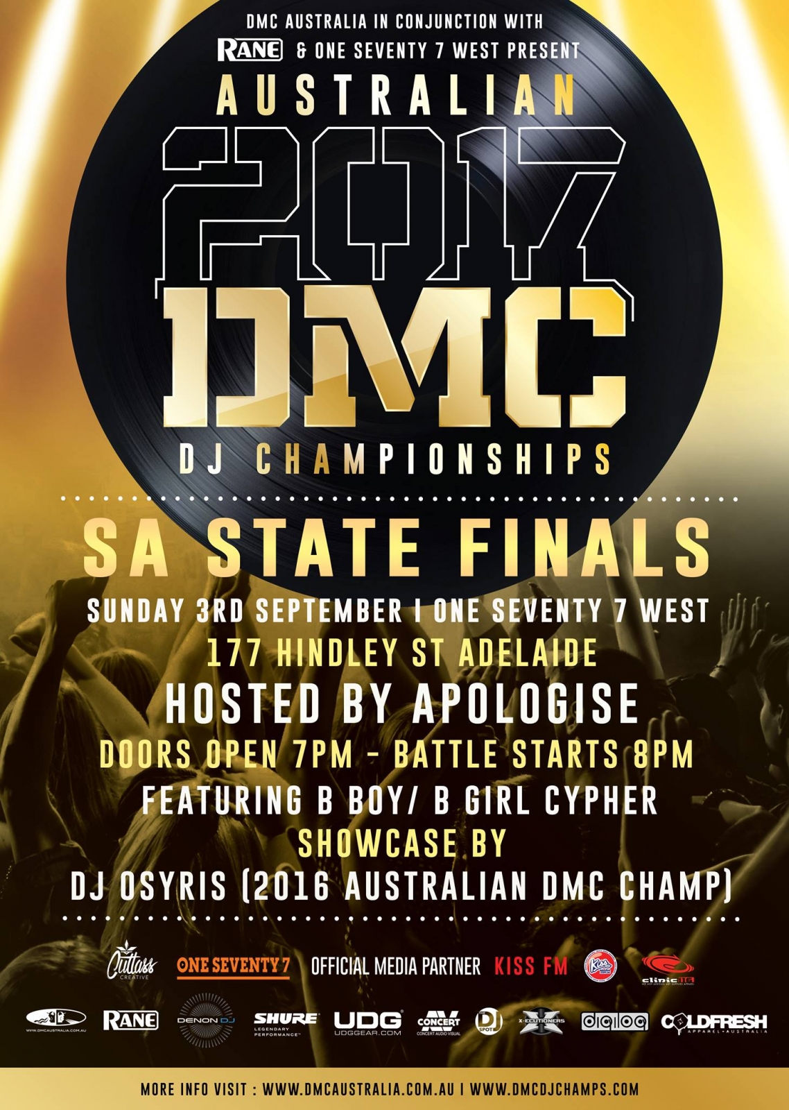 SA DMC DJ Championships 2017 poster