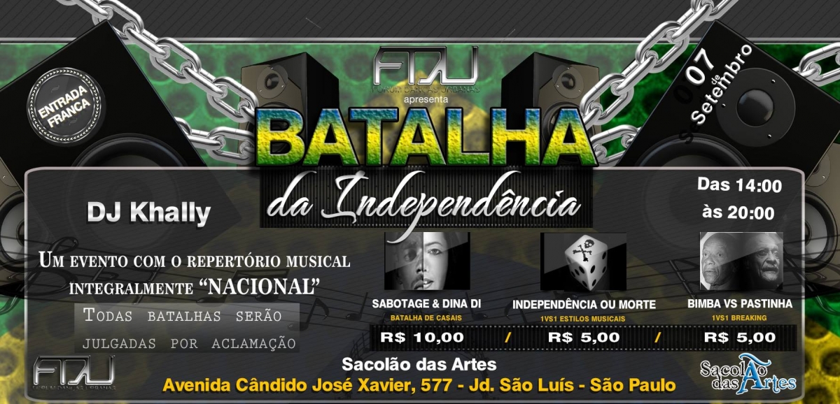 Batalha De Indepenedencia 2017 poster