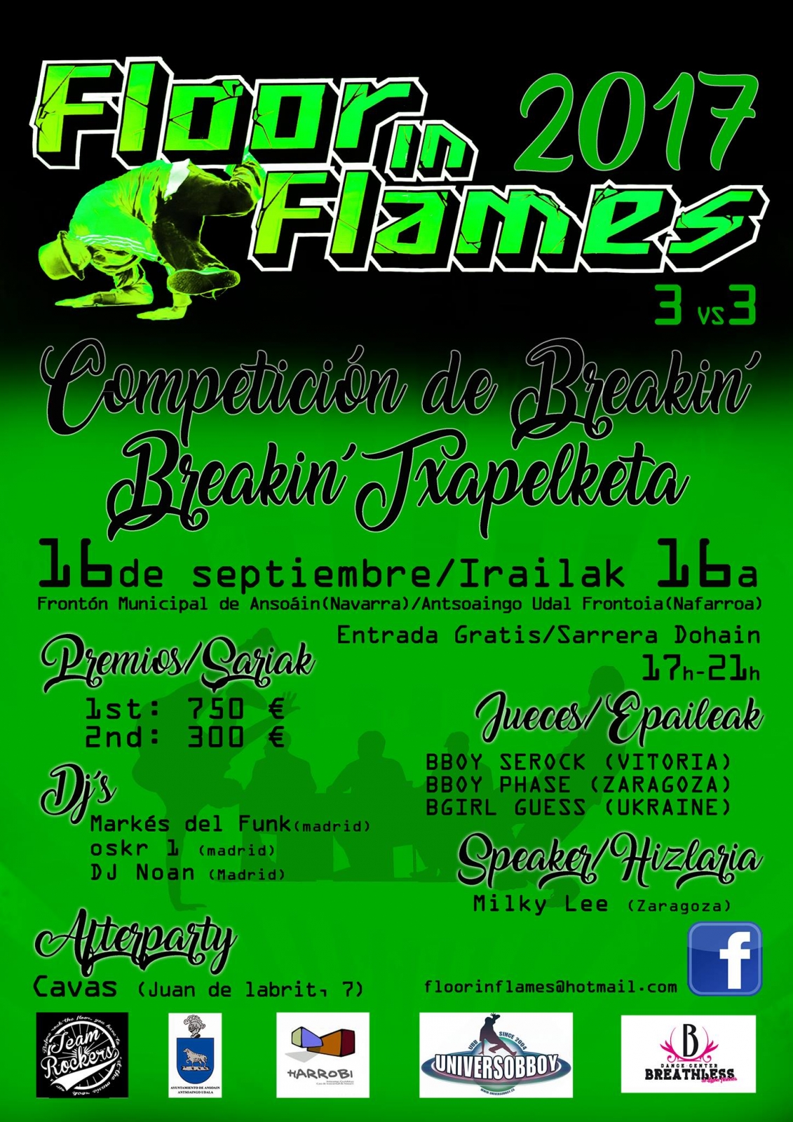 Floor In Flames 2017 poster