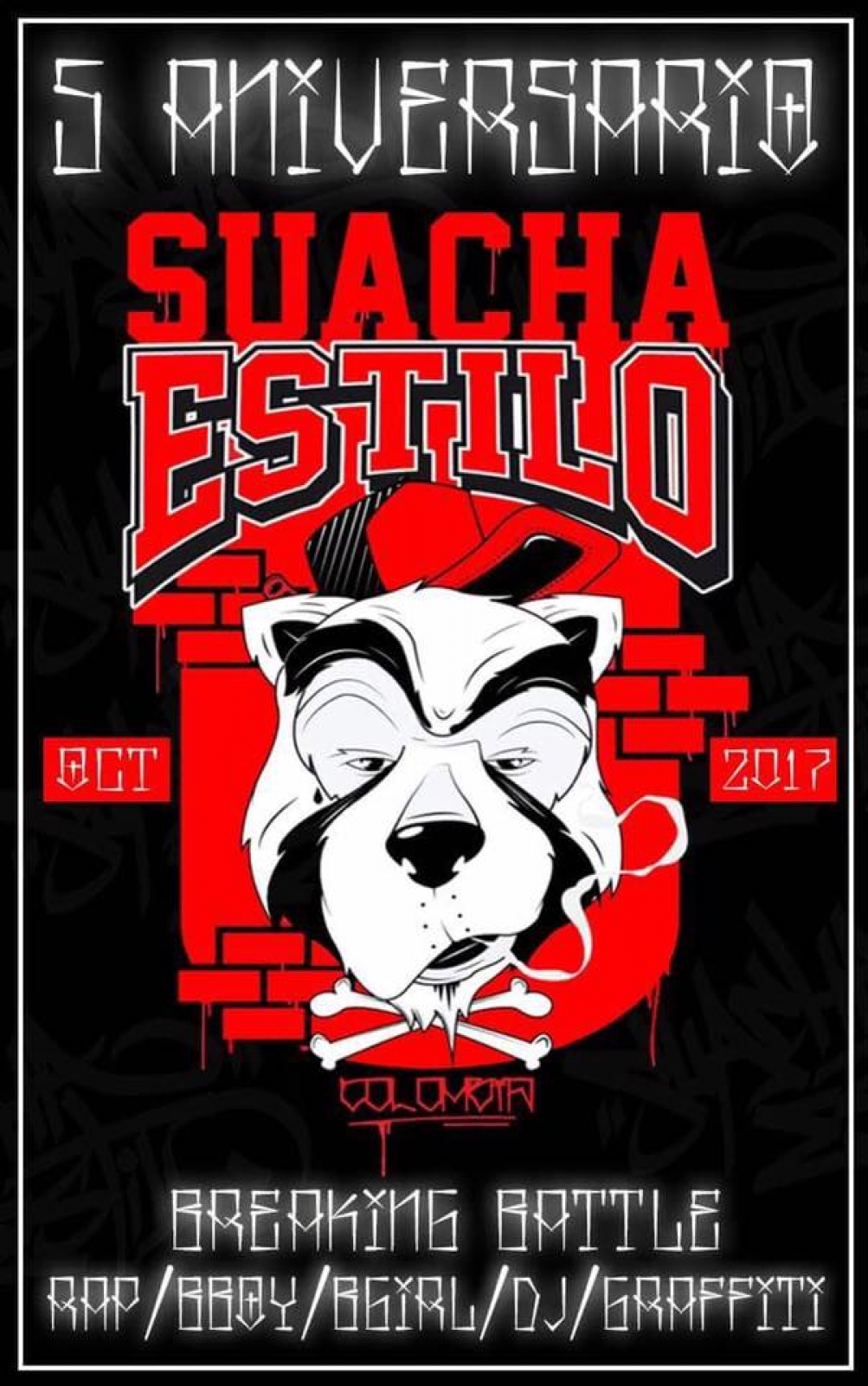 5 Aniverzario Suacha Estilo 2017 poster