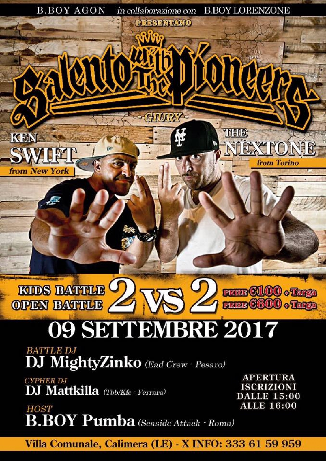 Salento With The Pioneers 2017 poster