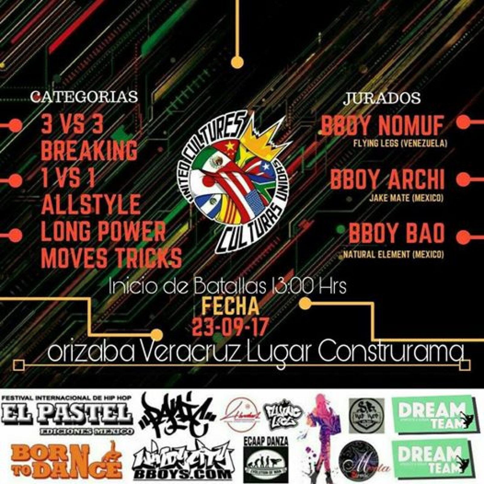 Culturas unidas 2017 poster