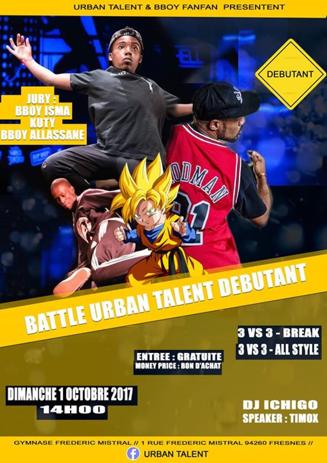 Battle Debutant Urban Talent 2017 poster