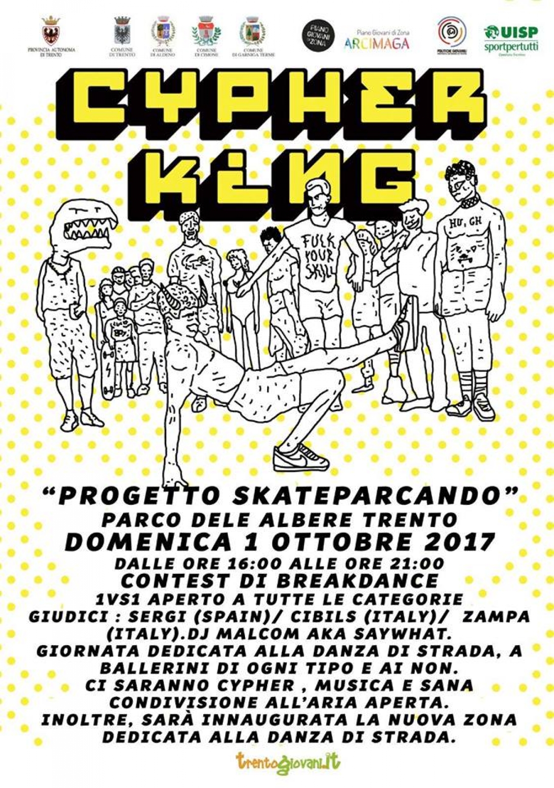 Cypher King Trento 2017 poster