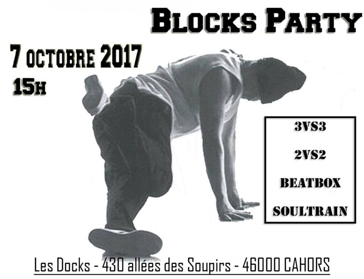 Blocks Party 2017 poster