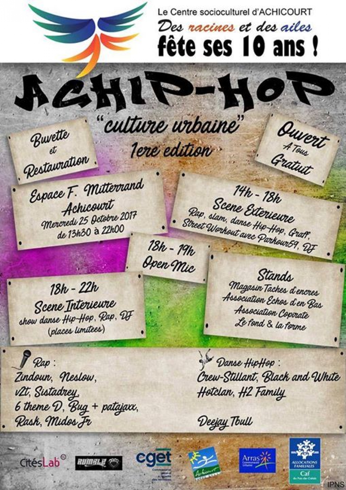 Battle ACHIP-HOP 2017 poster