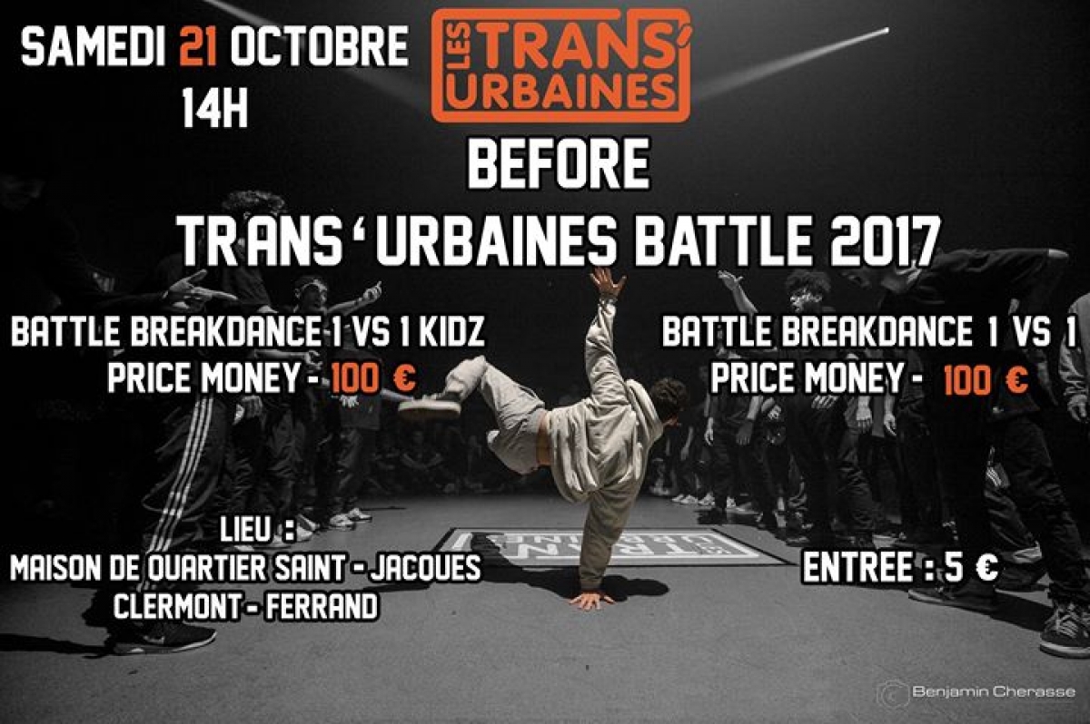 Before Trans’urbaines Battle 2017 poster