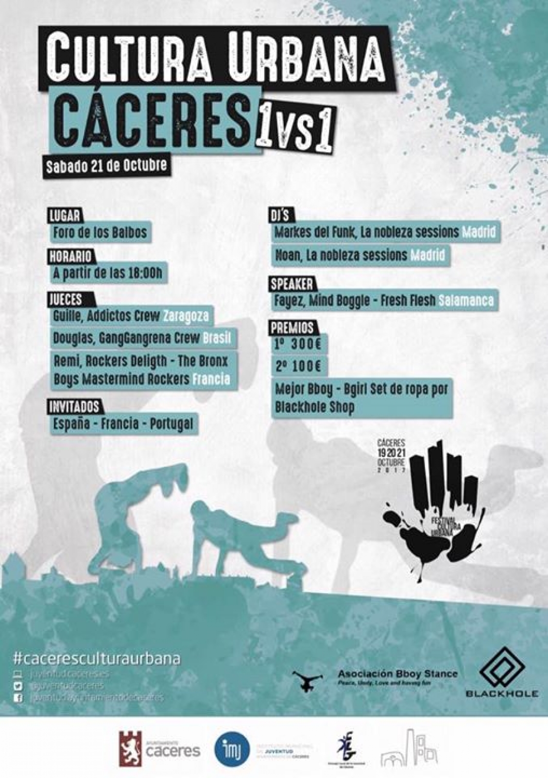 Cultura Urbana Cáceres 2017 poster