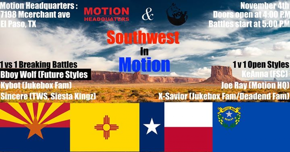 Southwest in Motion Battles 2017 poster