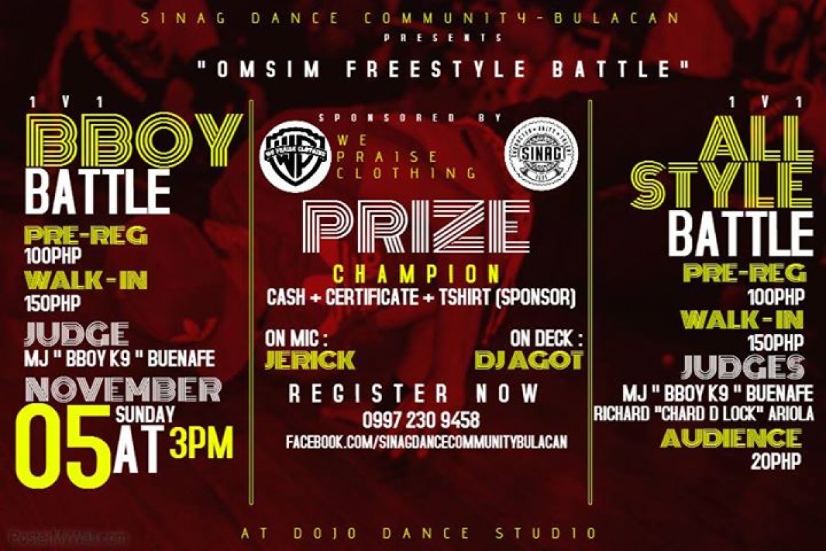OMSIM Freestyle Battle 2017 poster