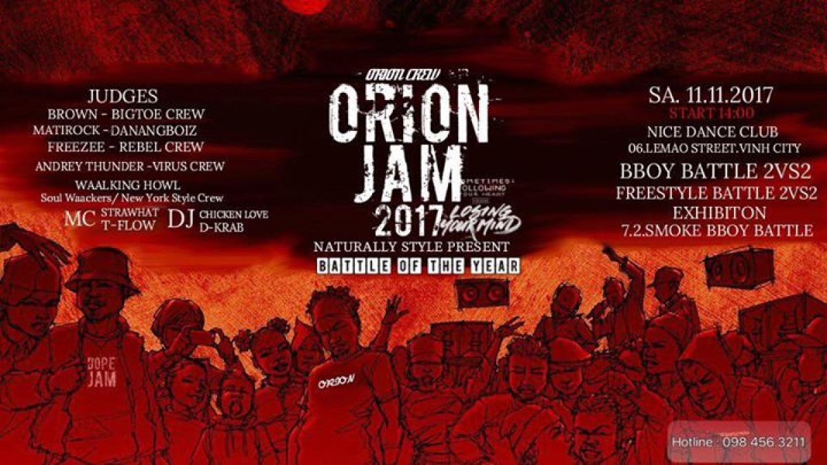 Orion Jam 2017 poster