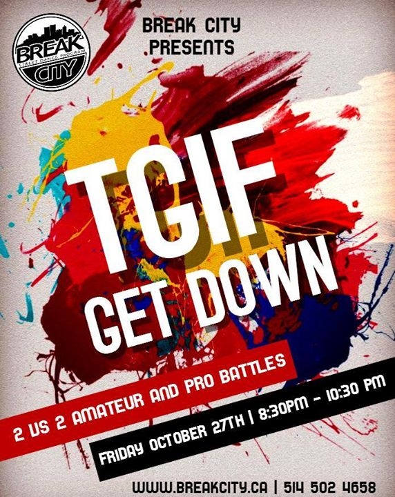 TGIF Get Down - Halloween Edition 2017 poster