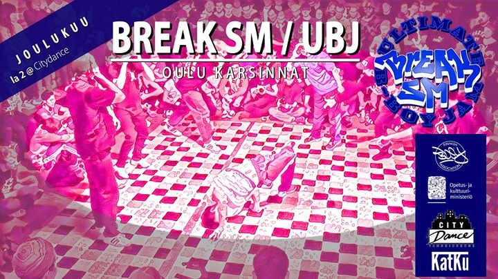 Ultimate B-boy Jam Oulu eliminations 2017 poster