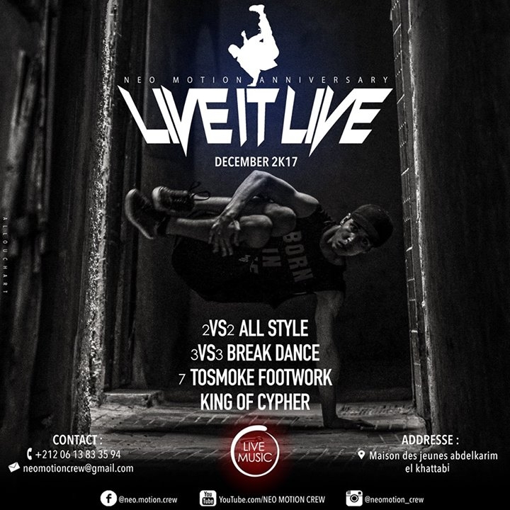 Live it Live 2017 poster