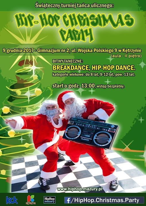 Hip Hop christmas Party 2017 poster