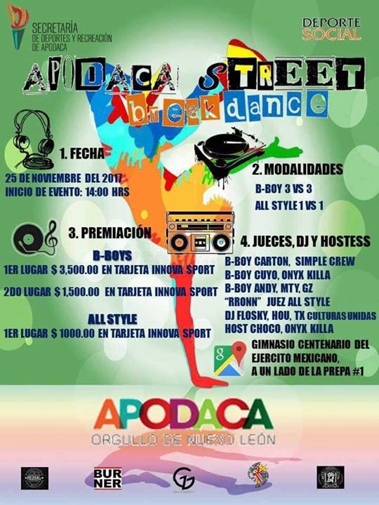 Apodaca street 2017 poster