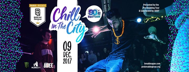 Breakleague J4 X Chill In the City Spécial 90's poster