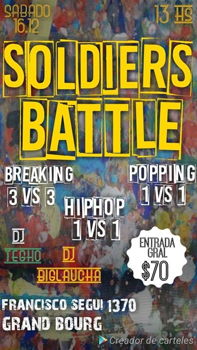 Soldiers Battle Segunda Edicion 2017 poster
