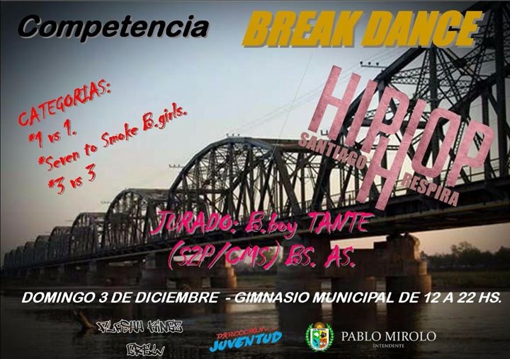 Santiago Respira HIP HOP 2017 poster