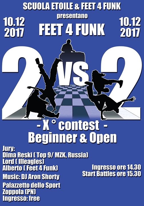 Feet 4 Funk breaking contest 10 poster