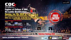 Cypher Of Culture x UBC Sri Lanka Qualification 2018