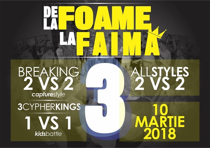 De la FOAME la FAIMA 3 poster
