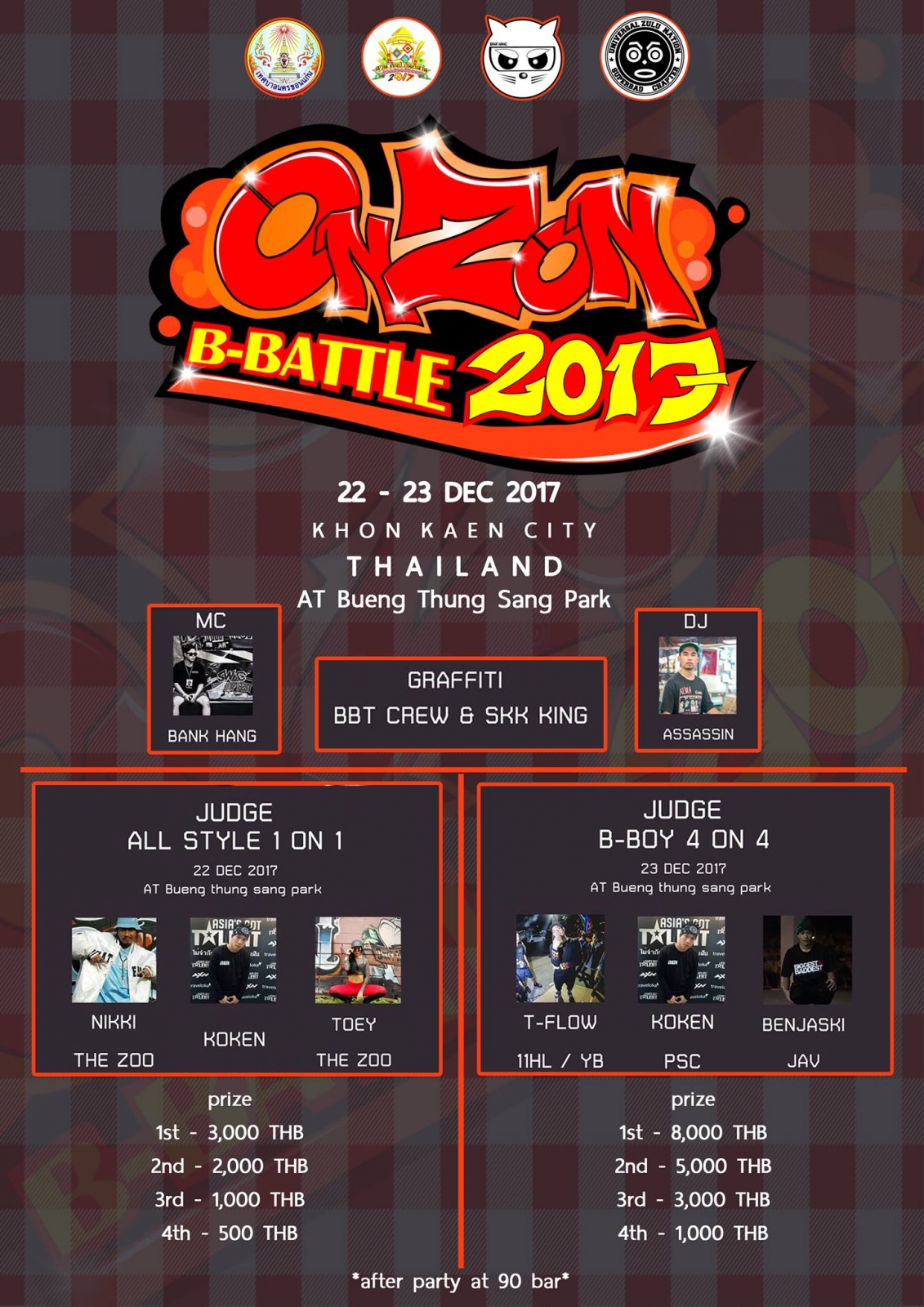 Onzon B-Battle 2017 poster