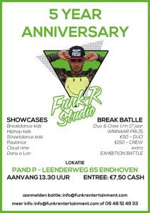5 year anniversary dansschool Funk-R Entertainment 2017